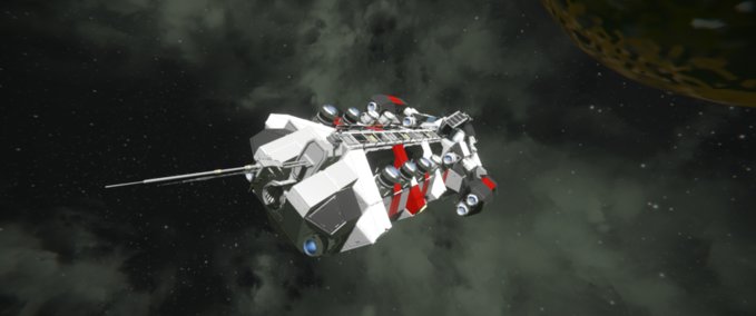 Blueprint UNR - LCC-7 Military Cargo Freighter Space Engineers mod