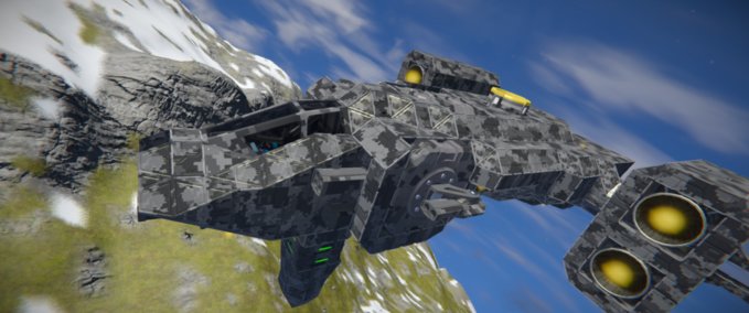 Blueprint Prototype Bomber Space Engineers mod