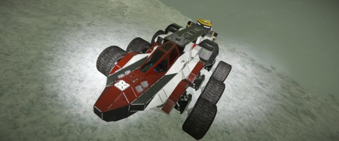 Blueprint UNR Courage class Expeditionsurvival Rover Space Engineers mod