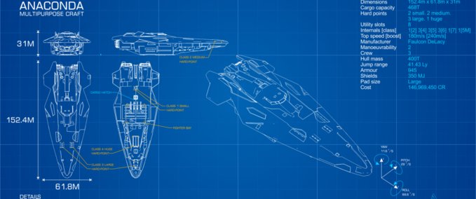 Blueprint Anaconda Space Engineers mod