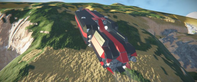 Blueprint The Satyr Courier Dropship Space Engineers mod