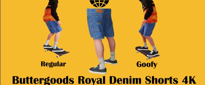 Other R&G 4K Buttergoods Royal Denim Shorts 4K Skater XL mod