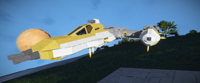 Blueprint Rebel - Y wing Space Engineers mod