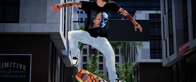 Other Stone Cold Steve Austin SHirt Skater XL mod