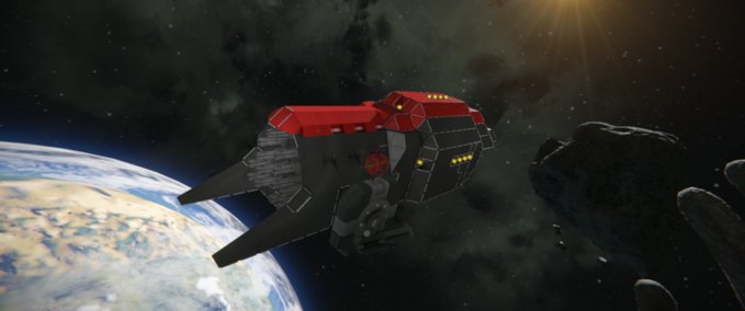 Blueprint Shroud heavy fighter Space Engineers mod