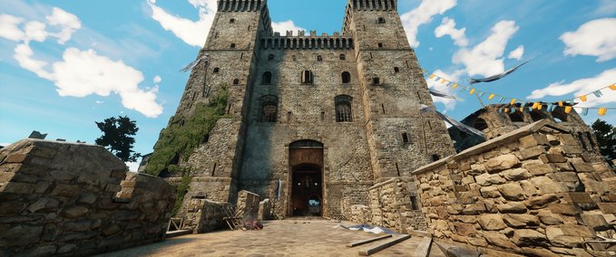 Map Castello Tower Base MORDHAU mod