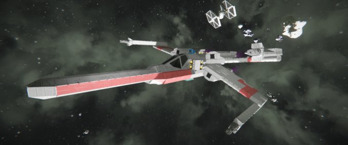 Blueprint X-Wing Space Engineers mod