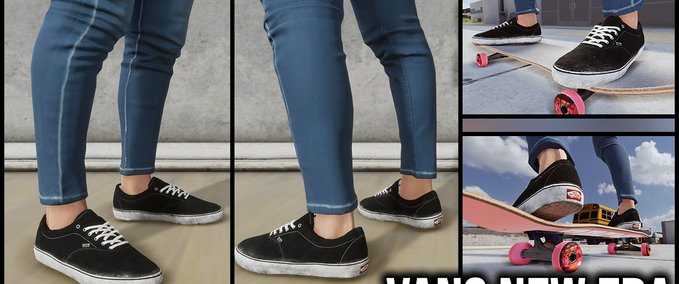 Other Vans - New Era [Black/White] Skater XL mod