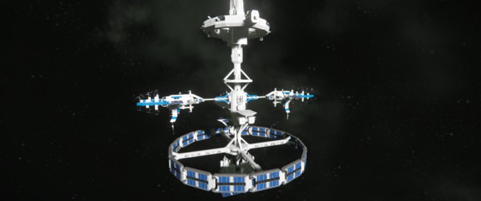 Blueprint Watch Tower space station Space Engineers mod