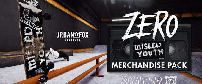 Gear Zero - Misled Youth Merchandise Pack [Urban_Fox] Skater XL mod