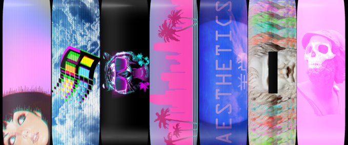 Other Vaporwave Aesthetic Collection Skater XL mod