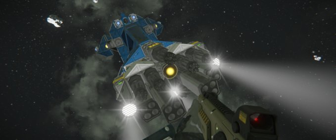 Blueprint Combatant mk.1 Space Engineers mod