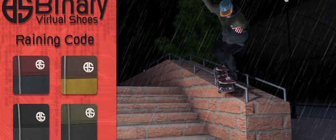 Gear Binary - Raining_Code Coat Skater XL mod