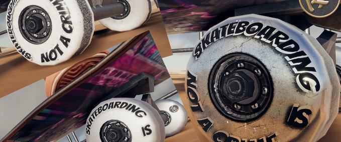 Gear Skateboarding Is Not A Crime [FOIL] Wheels 3 pack Skater XL mod