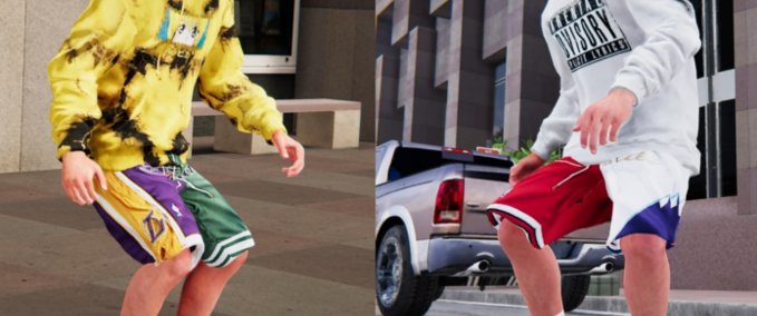 Other Just Don Finals Matchups Shorts Pack Skater XL mod