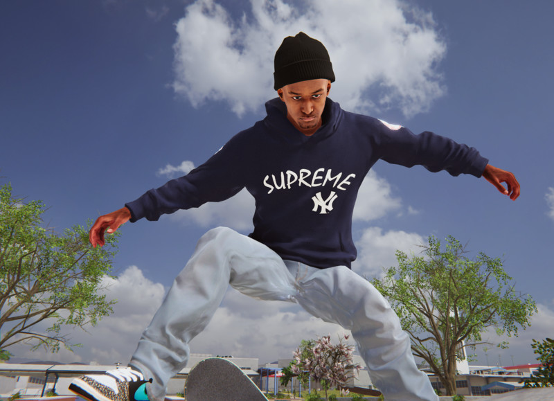 Skater XL: Supreme X Yankees Hoodie v 1.0 Mod für Skater XL