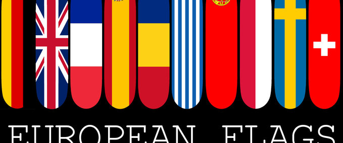 Gear Europe Flags (All) Skater XL mod
