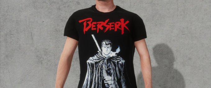 Other Berserk - Guts Branded T-Shirt Skater XL mod
