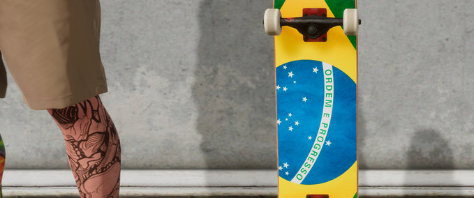 Gear Brazil Deck (Shape BR) Skater XL mod