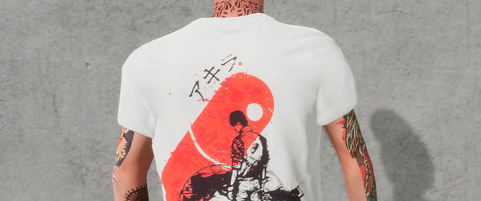 Short Sleeve T-Shirt Akira T-Shirt Skater XL mod