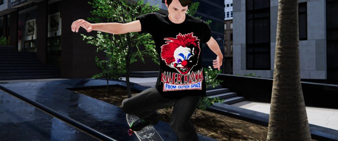 Gear Killer Klowns From Outer Space T-Shirt Skater XL mod
