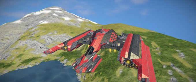 Blueprint SSS Fighter_1 Space Engineers mod