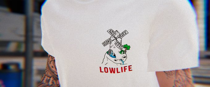 Other Lowlife Skate 4 Tee Skater XL mod