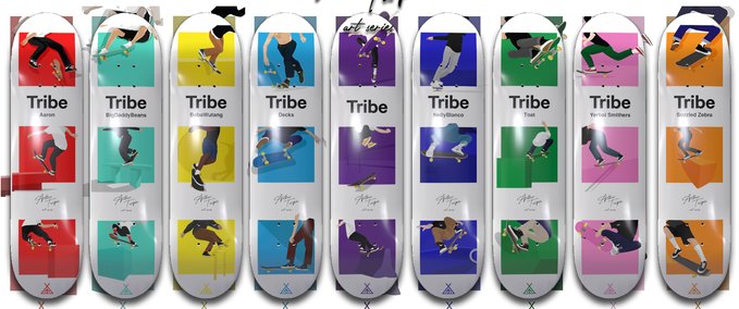 Gear Tribe - Arthur Turpin Art Series Skater XL mod