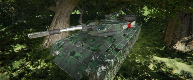 Blueprint RIF Scout Tank (Earth camo) Space Engineers mod