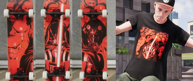 Gear NMNR Vader Art Pack 1 Skater XL mod