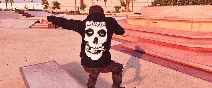 Gear Misfits custom hoodie Skater XL mod