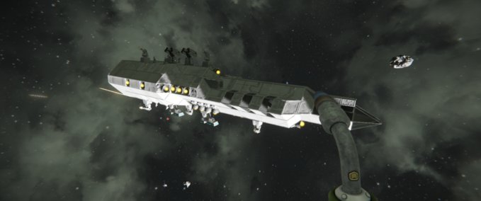 Blueprint Lancer class corvette Space Engineers mod