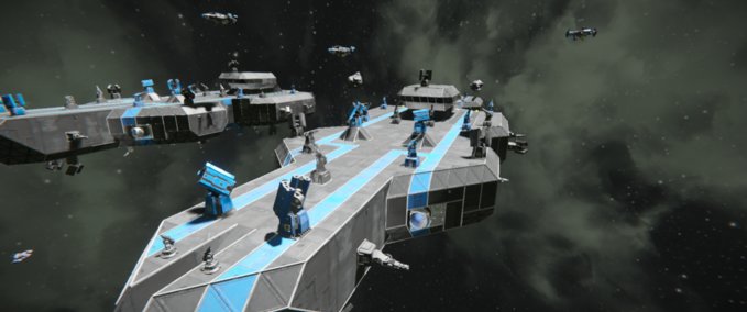 Blueprint R.N.B defender class Space Engineers mod