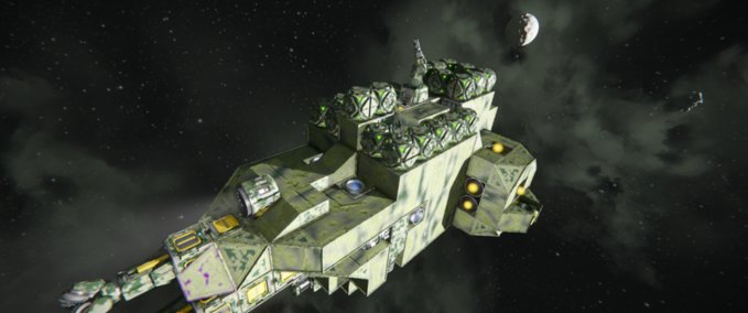 Blueprint Light gunship Space Engineers mod