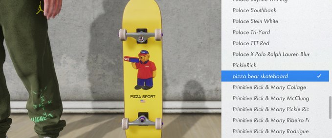 Other Pizza Bear Deck Skater XL mod