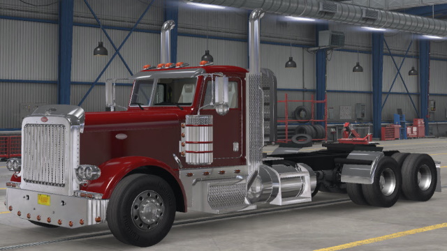 Peterbilt 389 - Long chassis, Day cab, 625 W900 Cat Engine v1.0