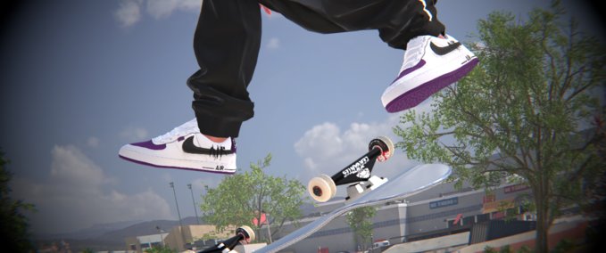 Gear CUSTOM AIR FORCE 1s by pako Skater XL mod