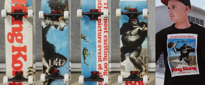 Gear NMNR King Kong Pack Skater XL mod