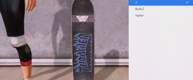 Griptape thrasher griptape with cut out with star wars Skater XL mod