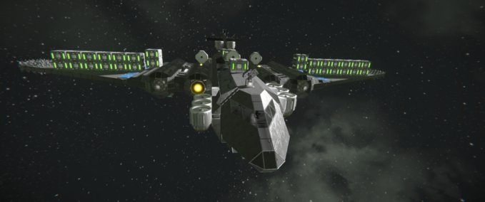 Blueprint Interplanetary lightspeed jump ship v1.1 Space Engineers mod