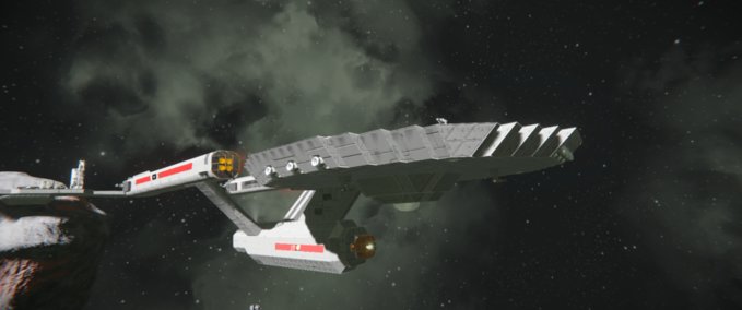 Blueprint U.S.S. Enterprise (Star Trek TOS) Space Engineers mod