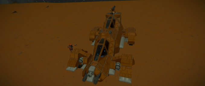 Blueprint Scout and carry rover Space Engineers mod