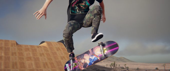 Gear Anime themed "Battle Athlete" Babs FShirts Skater XL mod