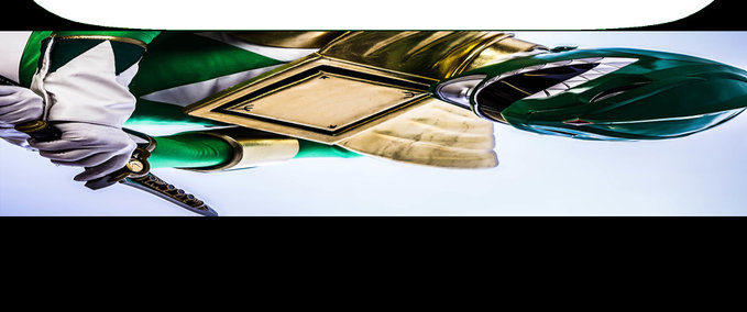 Fakeskate Brand Green Ranger MMPR Skate Deck Skater XL mod