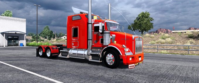 Trucks Kenworth T800 2016 + Interieur Edit von YanRed (1.38.x) American Truck Simulator mod