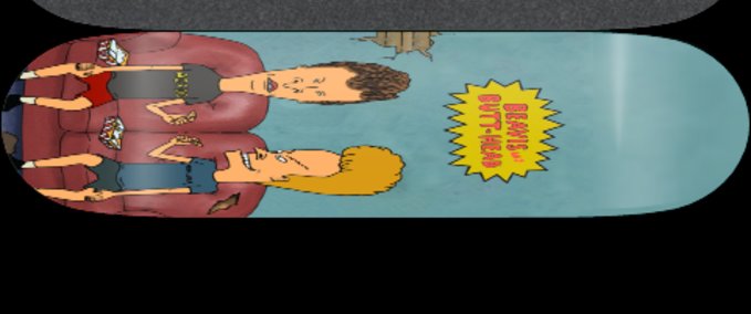 Other Beavis And Butthead Deck Skater XL mod