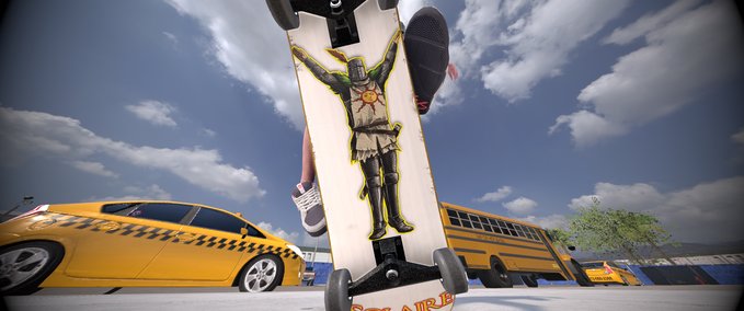 Deck Solaire (PRAISE THE SUN) Deck Skater XL mod