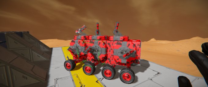 Blueprint Camodgamig rover Space Engineers mod