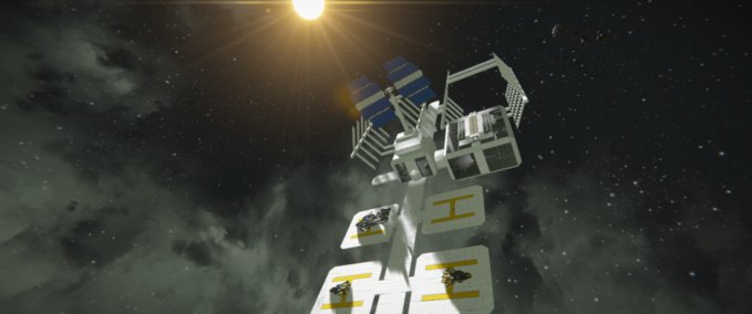 Blueprint HLM STATION Space Engineers mod