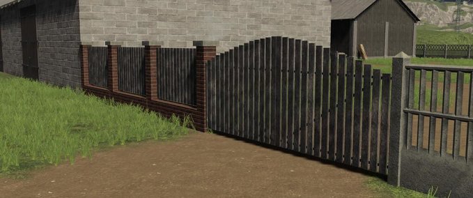 Objekte Concrete And Brick Fences Pack Landwirtschafts Simulator mod